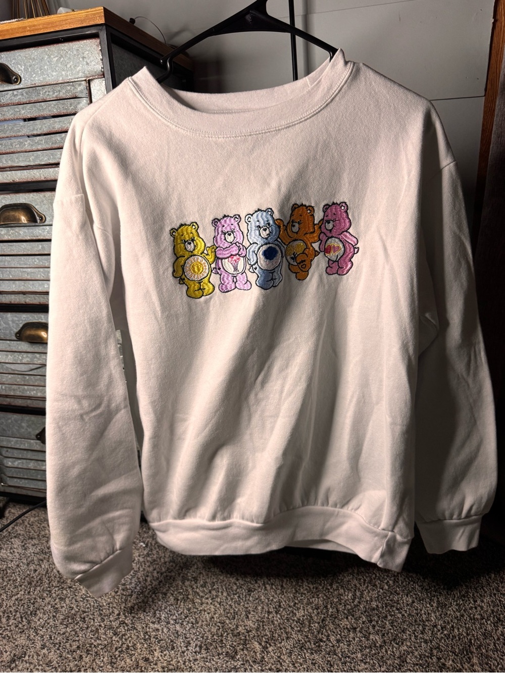 Freeze Care Bears White Printed Tag